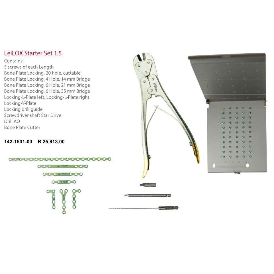 1.5 LeiLOX Starter MicroLocking Set - Surgical SystemsRita 1.5/2.0 LeiLOX