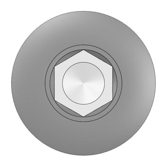 4.0mm Cancellous Bone Screws - Fully threaded - Stainless steel - Hex head (