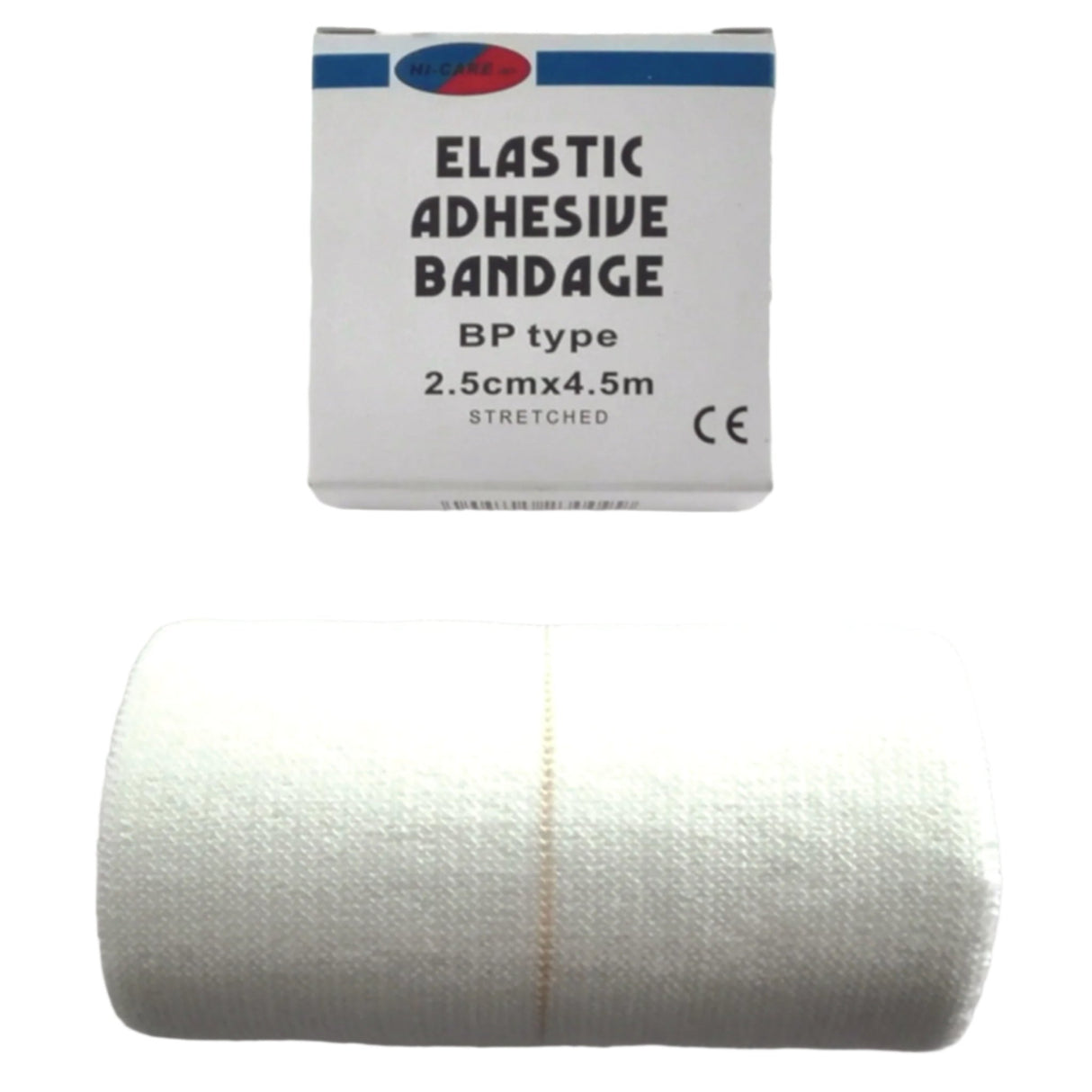 Hi-Care Elastic Adhesive Bandage - 4.5m Sports Support (MOQ: 5)