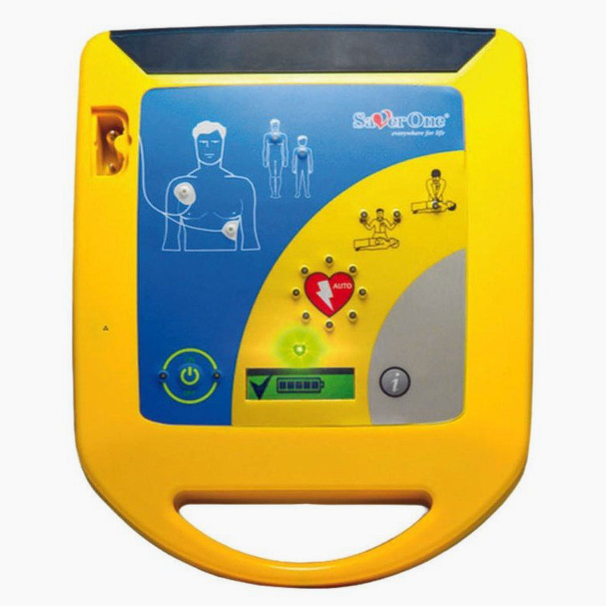 AED Saver 1 (Fully auto AED 200J with LCD/CarryCase/Disp Battery) - Surgical SystemsAutomated External Defibrillators