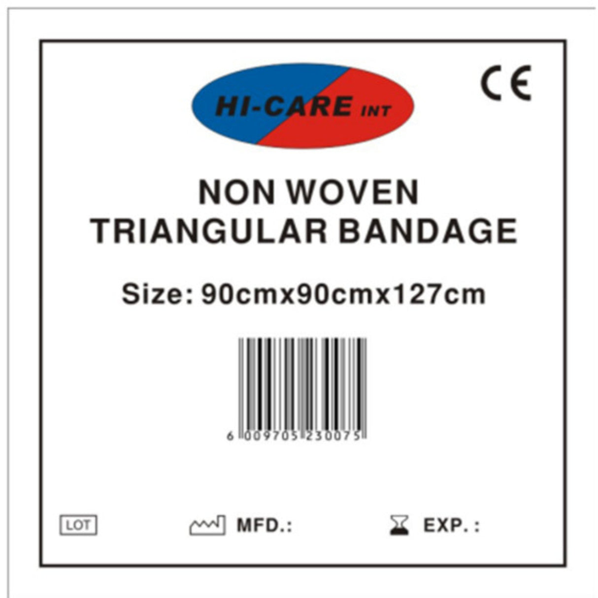 Bandage Triangular Non-Woven 90cm x 90cm x 127cm (MOQ: 50) - Surgical SystemsTrangular Bandage