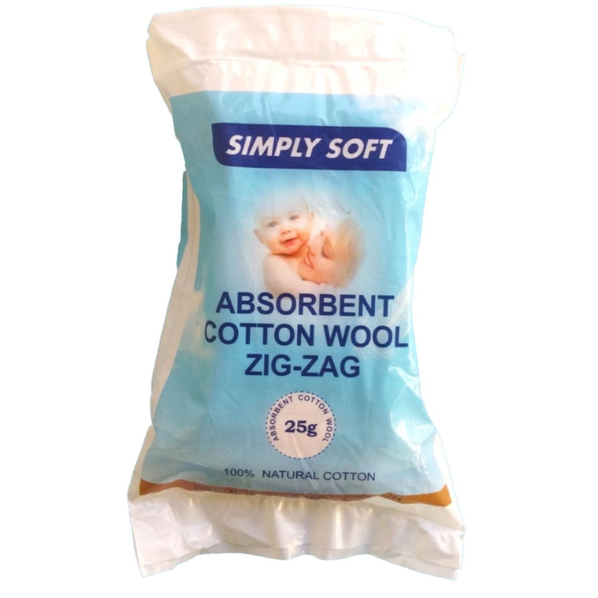 Cottonwool Zig-Zag Simply Soft Organic - Surgical SystemsCotton wool zigzag