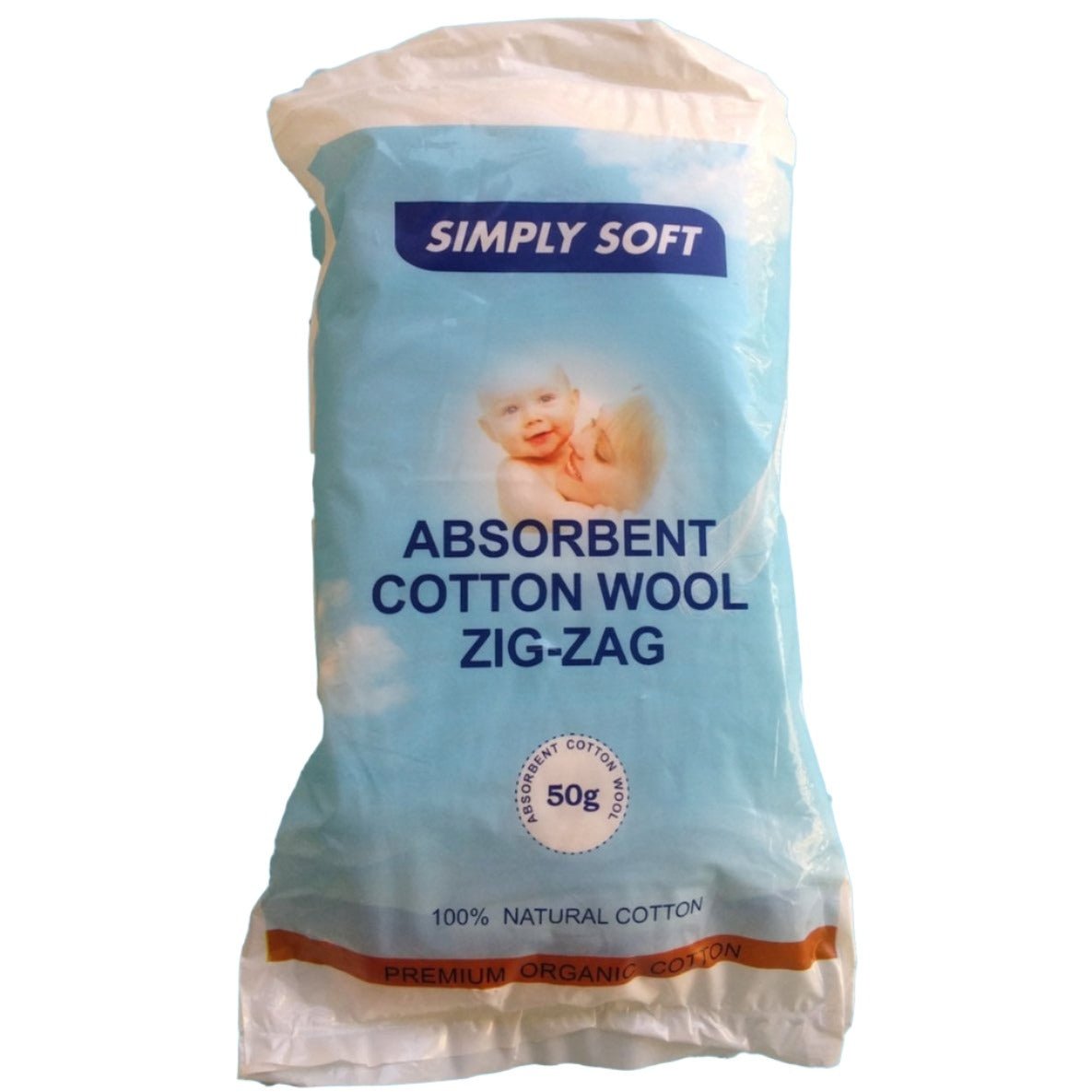 Cottonwool Zig-Zag Simply Soft Organic - Surgical SystemsCotton wool zigzag