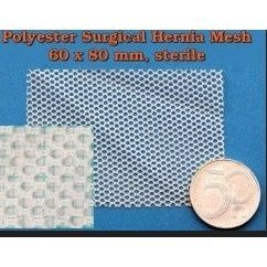 Surgical Polyester Mesh (Sterile) 60mm x 120mm - Surgical Systems