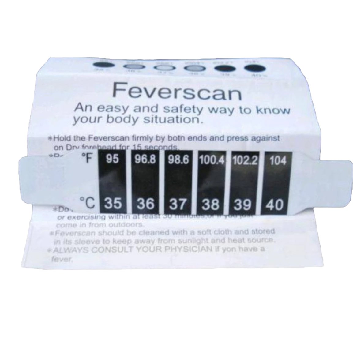 Thermometer strips - Single use - Surgical SystemsThermometers