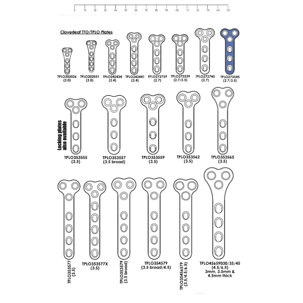 TPLO By Wedge Osteotomy Plates - Surgical SystemsTPLO Plates