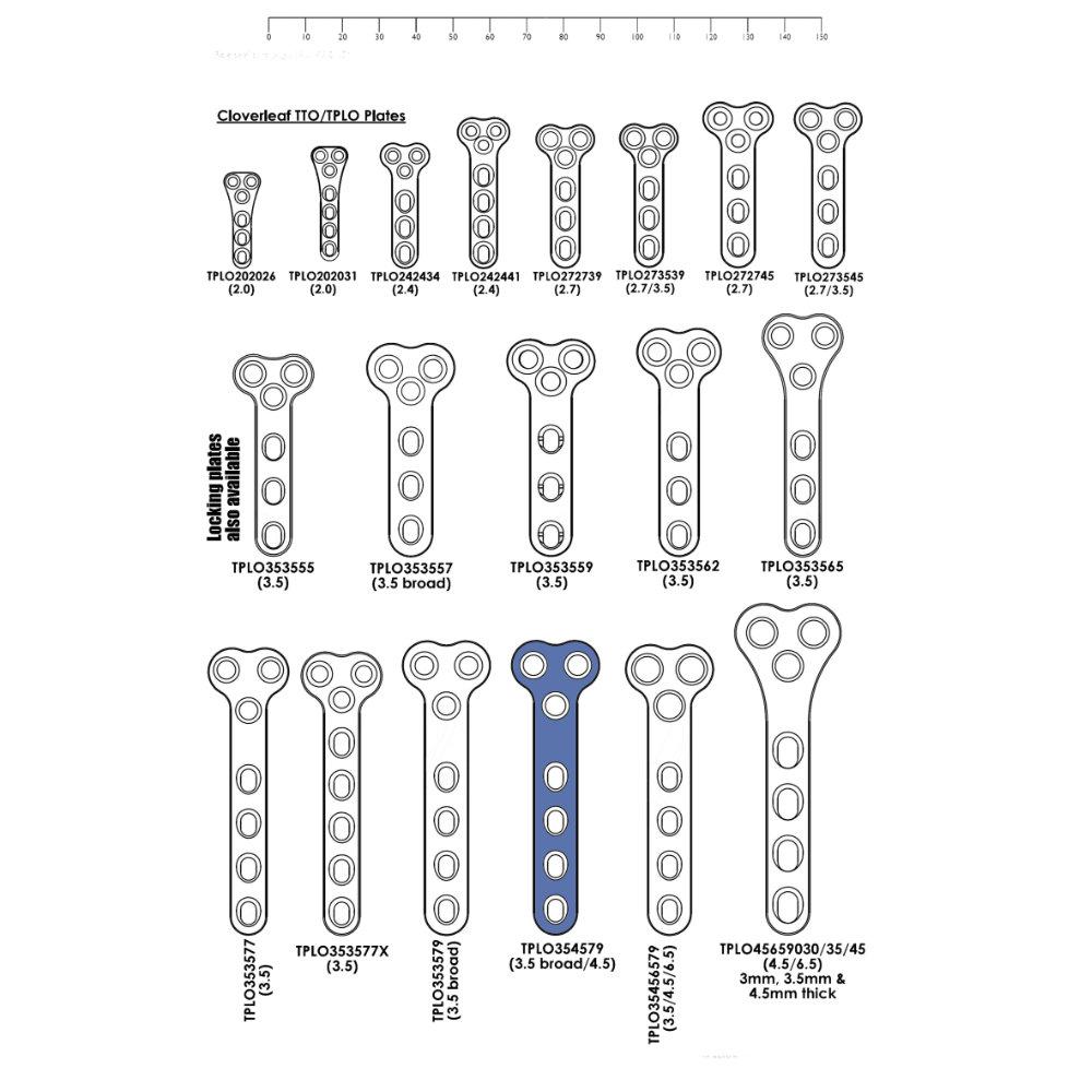TPLO By Wedge Osteotomy Plates - Surgical SystemsTPLO Plates
