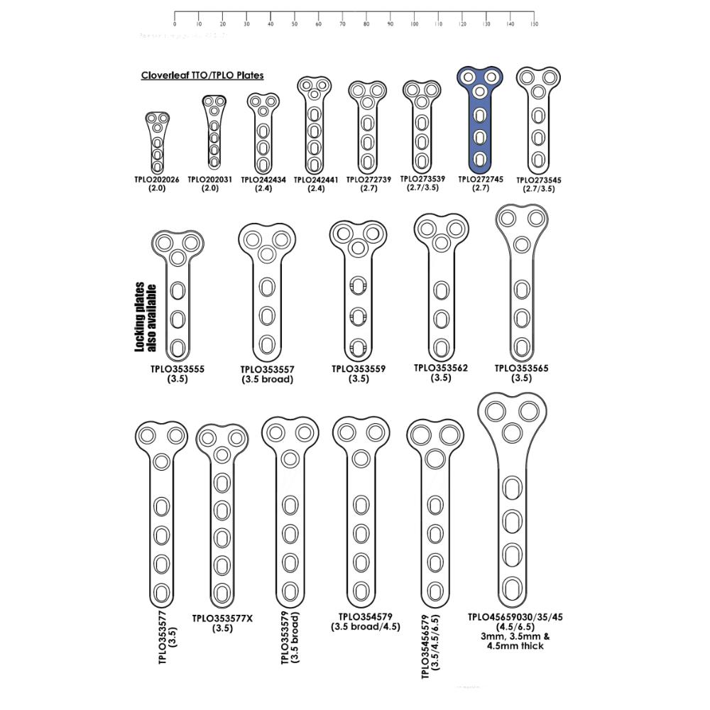 TPLO By Wedge Osteotomy Plates - Surgical SystemsTPLO Plates