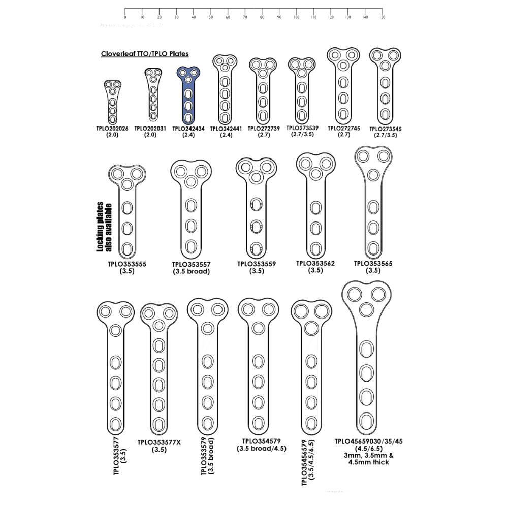 TPLO By Wedge Osteotomy Plates - Surgical SystemsTPLO Plates