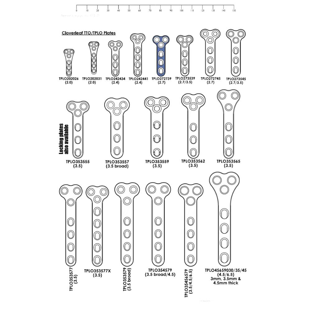 TPLO By Wedge Osteotomy Plates - Surgical SystemsTPLO Plates