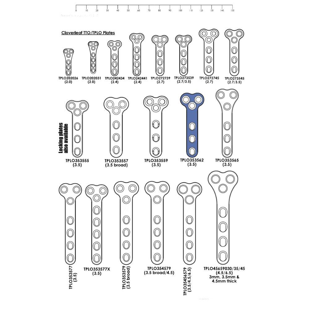 TPLO By Wedge Osteotomy Plates - Surgical SystemsTPLO Plates