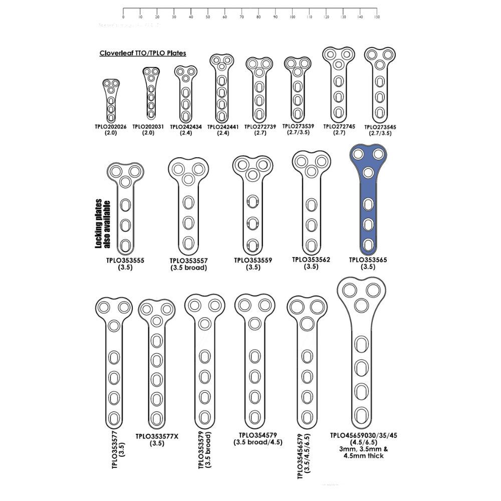 TPLO By Wedge Osteotomy Plates - Surgical SystemsTPLO Plates