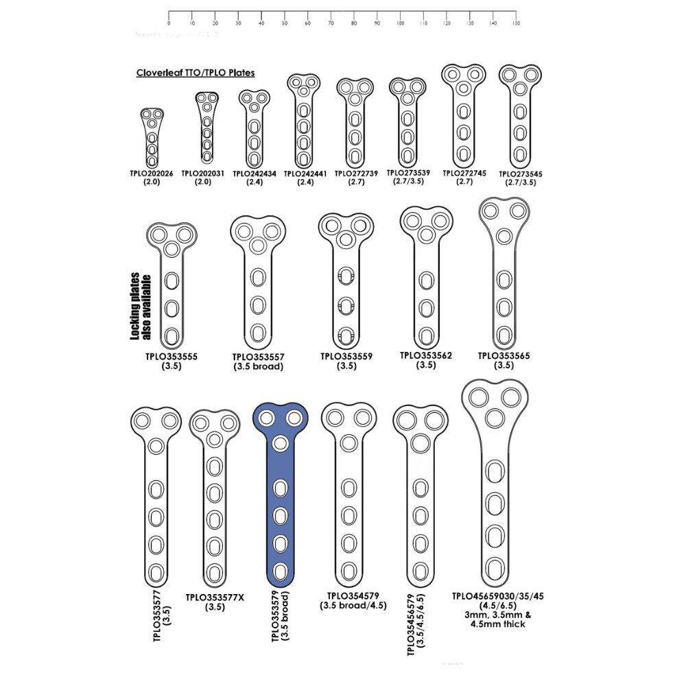 TPLO By Wedge Osteotomy Plates - Surgical SystemsTPLO Plates