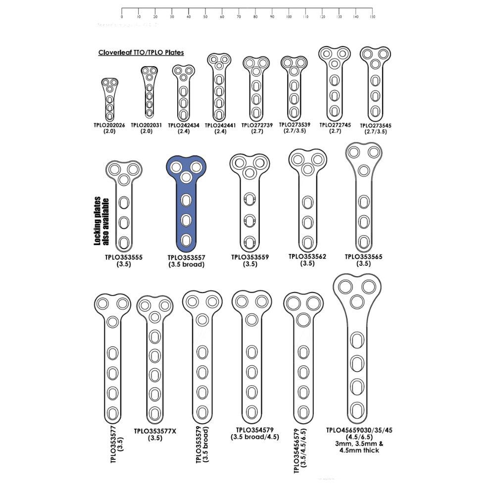 TPLO By Wedge Osteotomy Plates - Surgical SystemsTPLO Plates