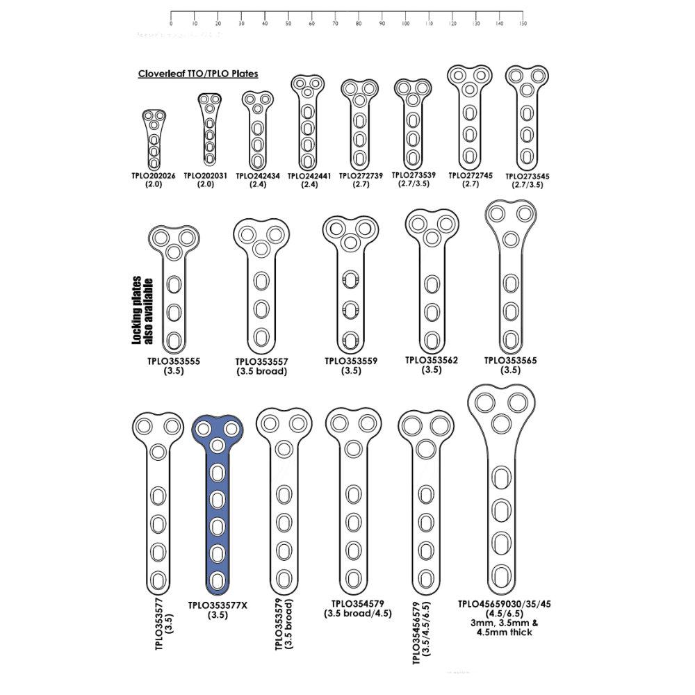 TPLO By Wedge Osteotomy Plates - Surgical SystemsTPLO Plates