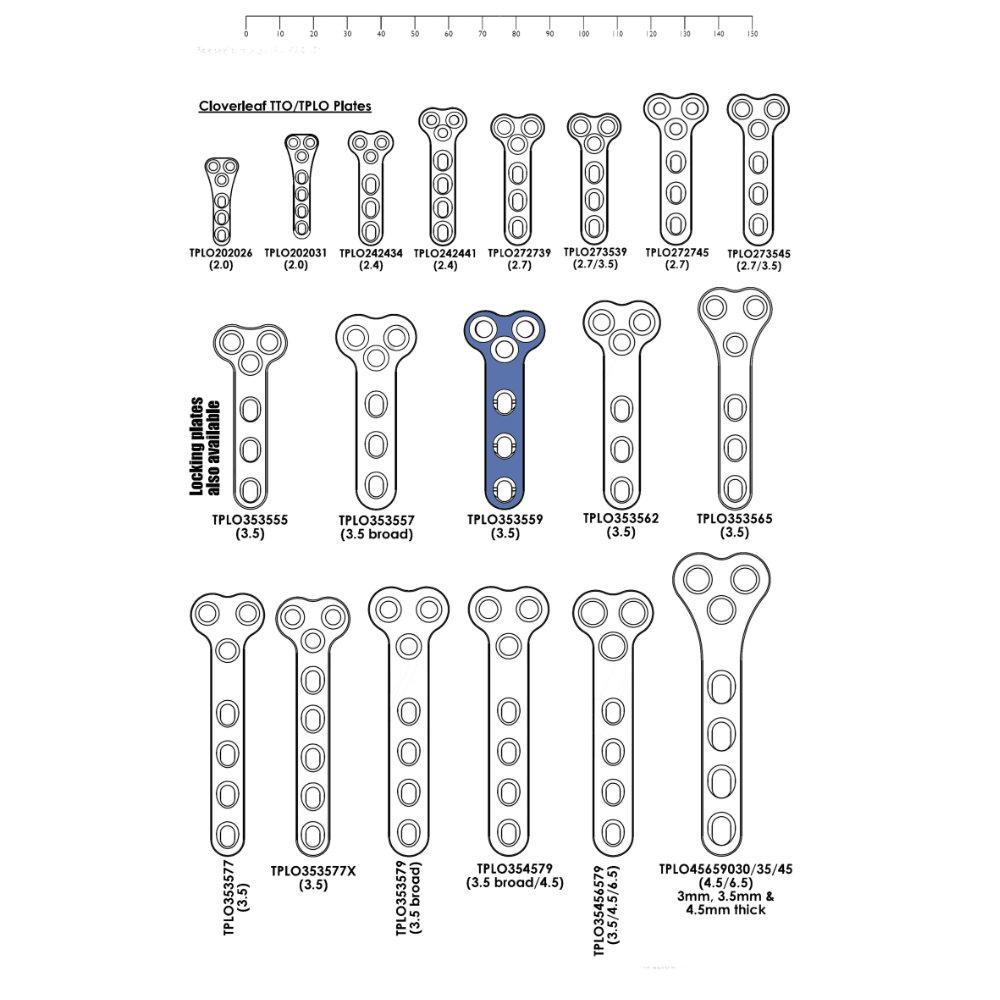 TPLO By Wedge Osteotomy Plates - Surgical SystemsTPLO Plates