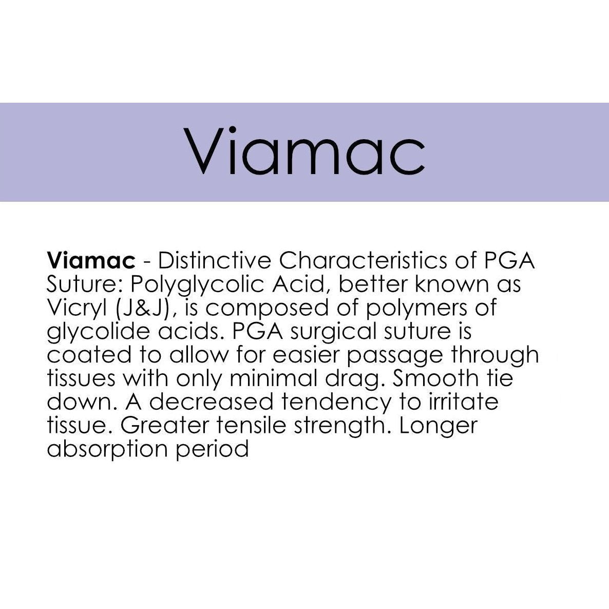 Viamac Sutures (Box of 12) - Surgical SystemsSutures Viamac