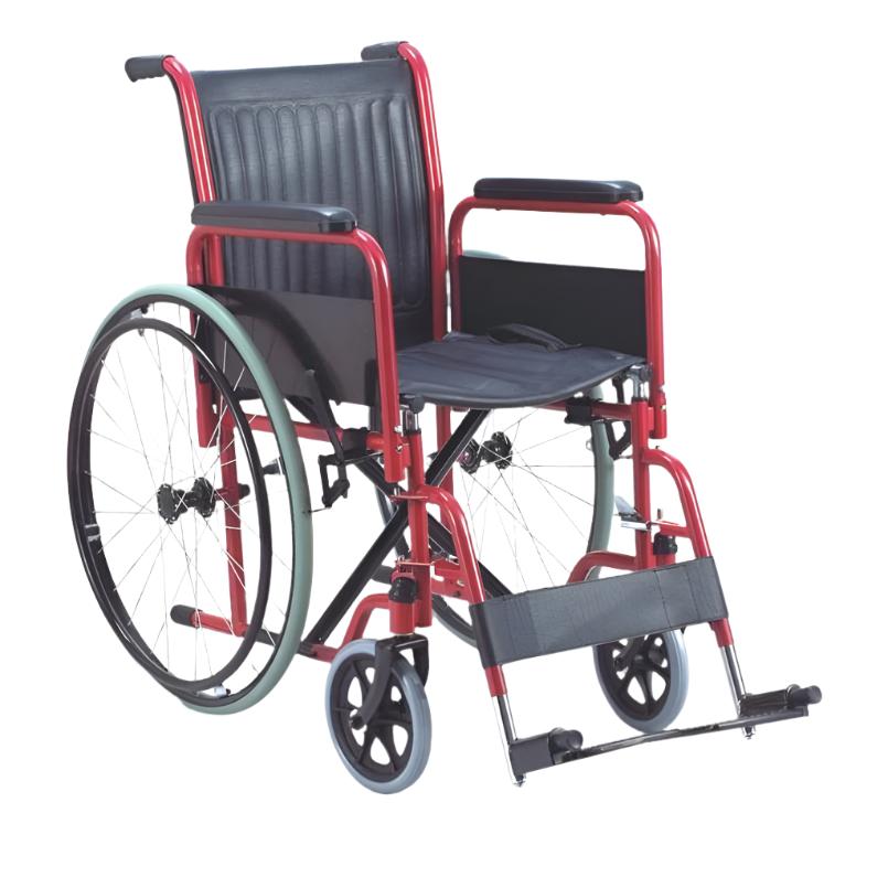 Wheelchair - Steel/PVC - Detatachable Arm & Foot Rest - Surgical SystemsWheelchairs