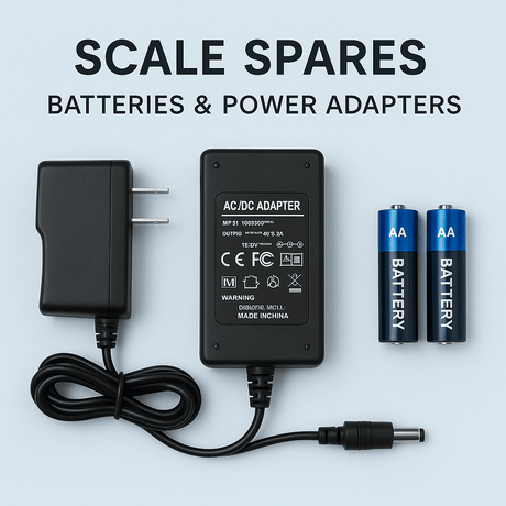 Scale Spares – Batteries & Power Adapters for Digital Scales - Surgical Systems