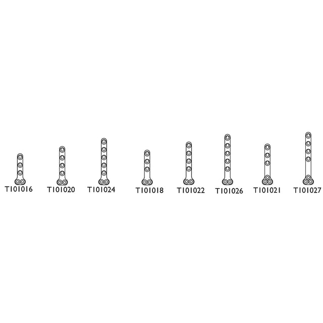 1.0mm T-Plates : Compression (UK Import) - Surgical SystemsT-Plates-VI
