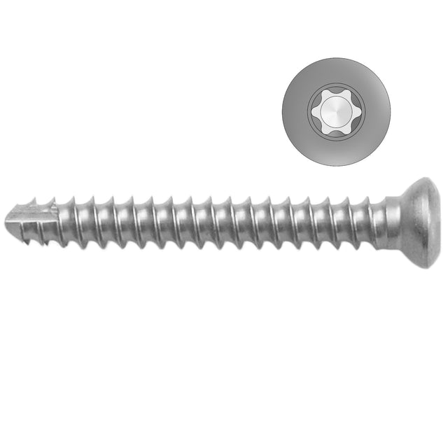 3.5mm Self-tapping Cortical Screws - Star Drive - Stainless Steel (German Import) - Surgical SystemsCortical Screws