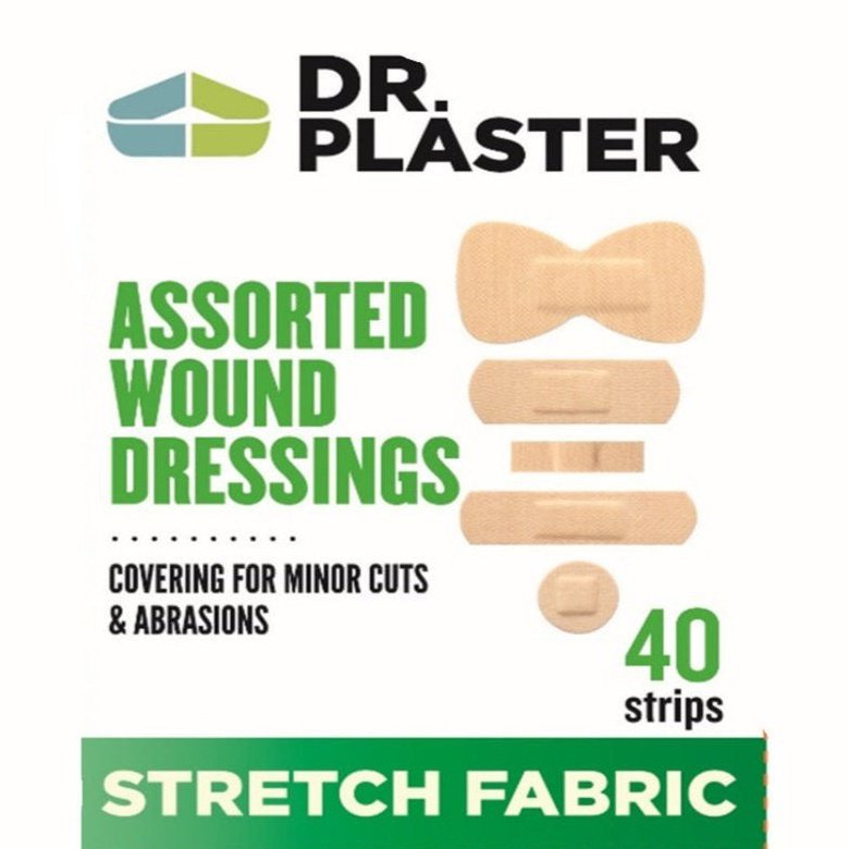 Dr Plaster Stretch 40's assorted - MOQ: 10