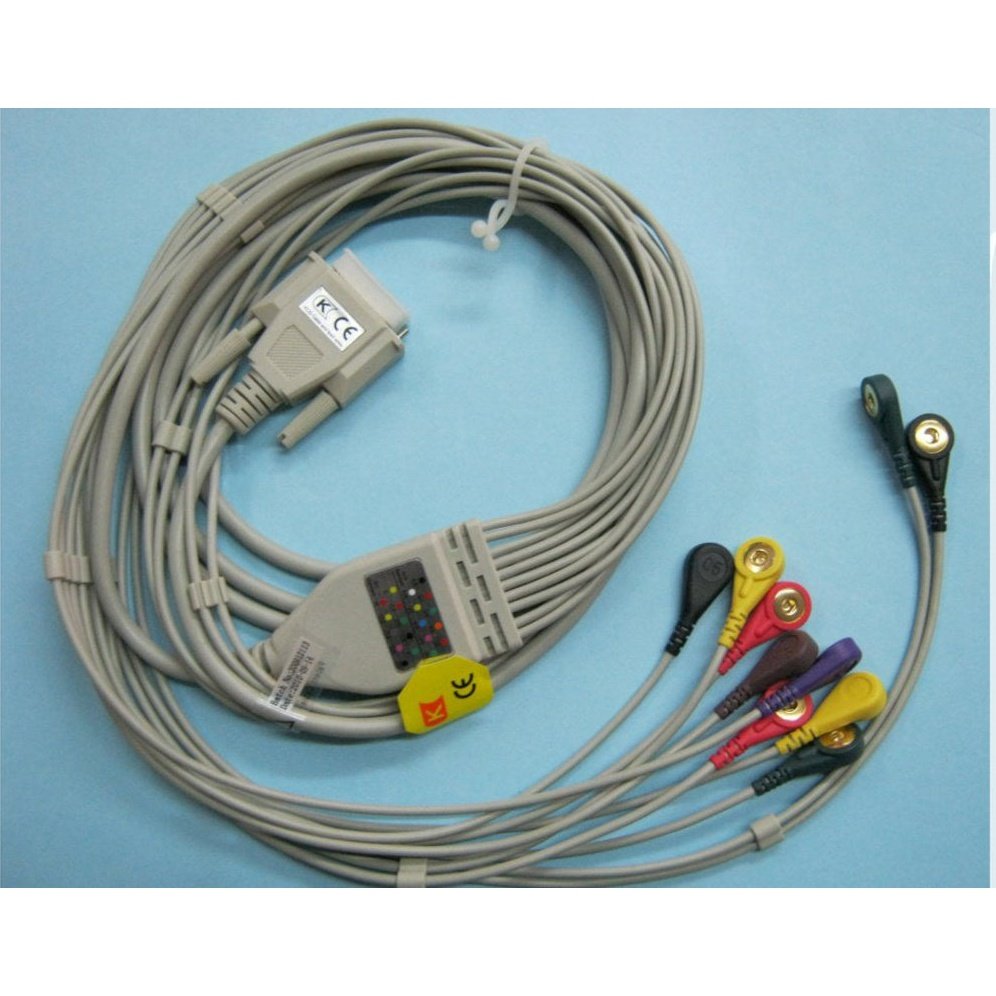 PM50 ECG Cable - 10 Lead + button