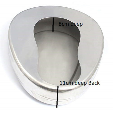 Bedpan (Adult stainless steel) - Surgical SystemsBedpan