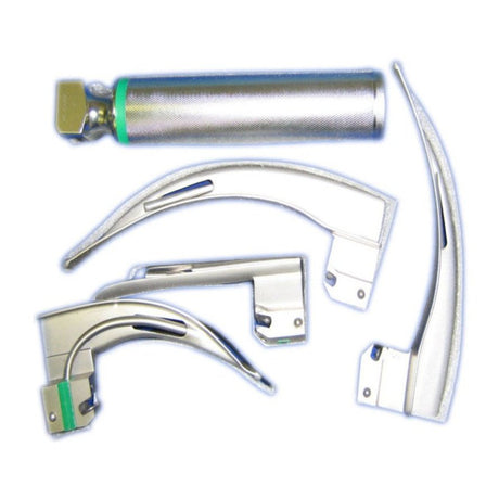 Laryngoscope Fibre Optic full set - 4 blades - Surgical SystemsLaryngoscopes