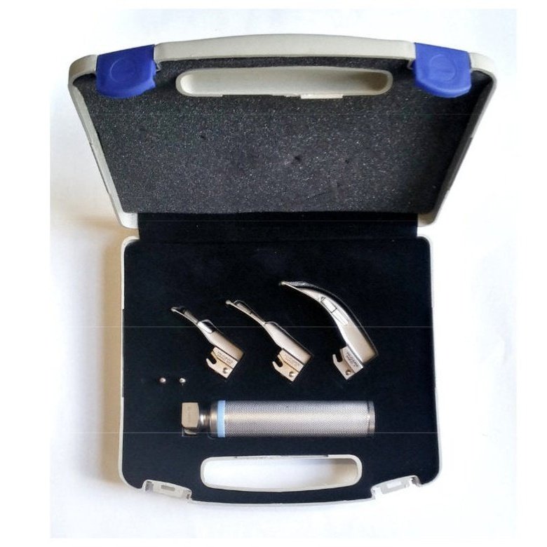 Laryngoscope Set Paediatric 3 Blade Fibre Optic Surgical Systems