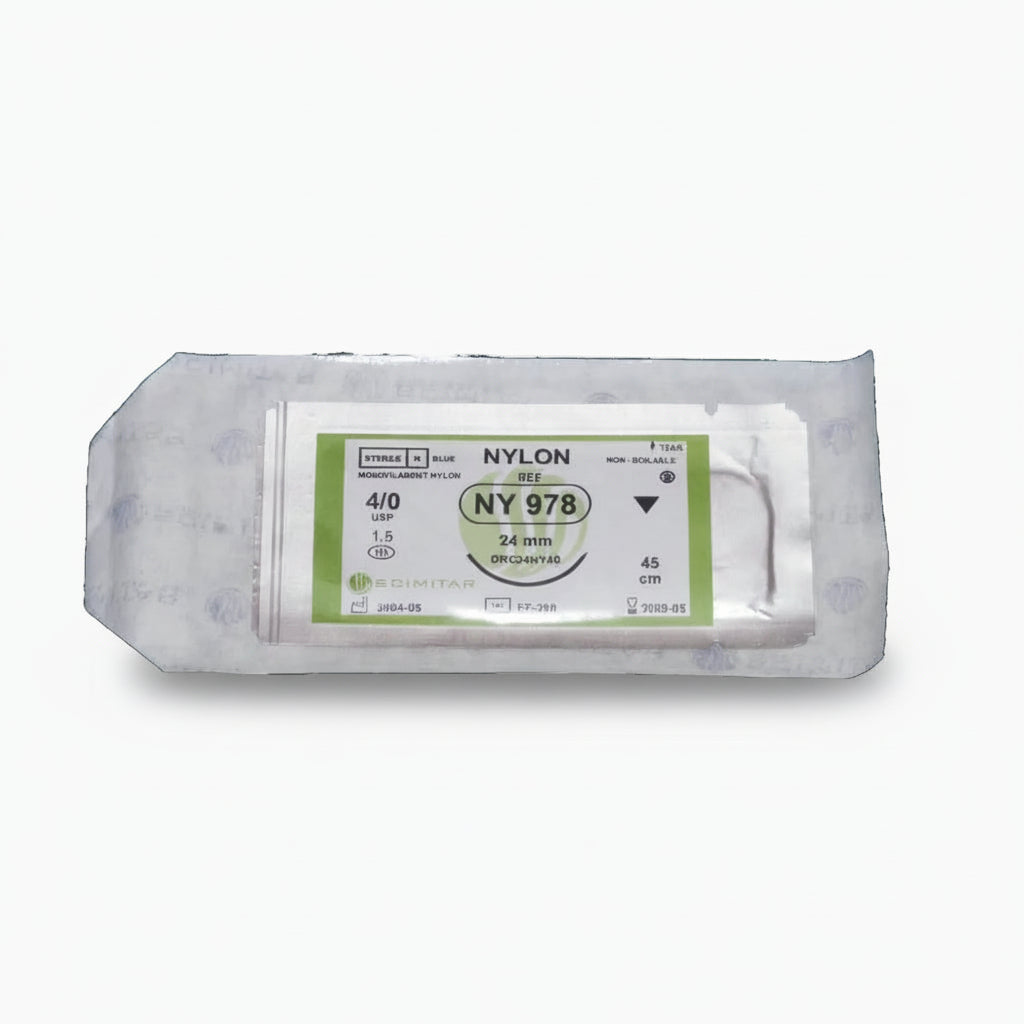 Scimitar nylon non-absorbable monofilament sutures surgical use