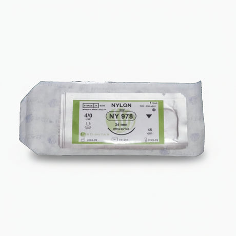 Scimitar nylon non-absorbable monofilament sutures surgical use