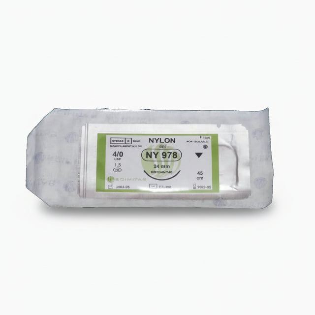 Scimitar nylon non-absorbable monofilament sutures surgical use