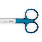 Standard Operating Scissors - 130mm - Curved - Coloured Handles - Surgical SystemsSurgical Scissors