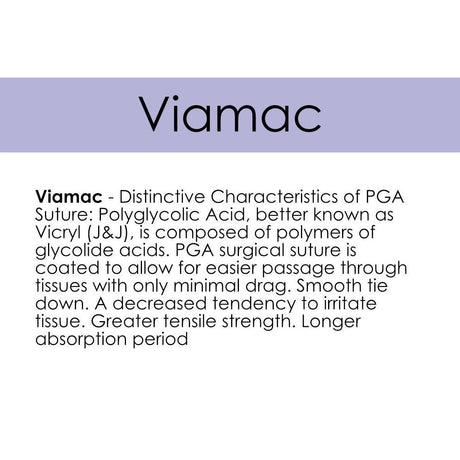 Viamac Sutures (Box of 12) - Surgical SystemsSutures Viamac