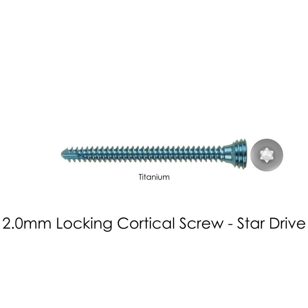 LeiLOX Locking Cortical Screw - Titanium