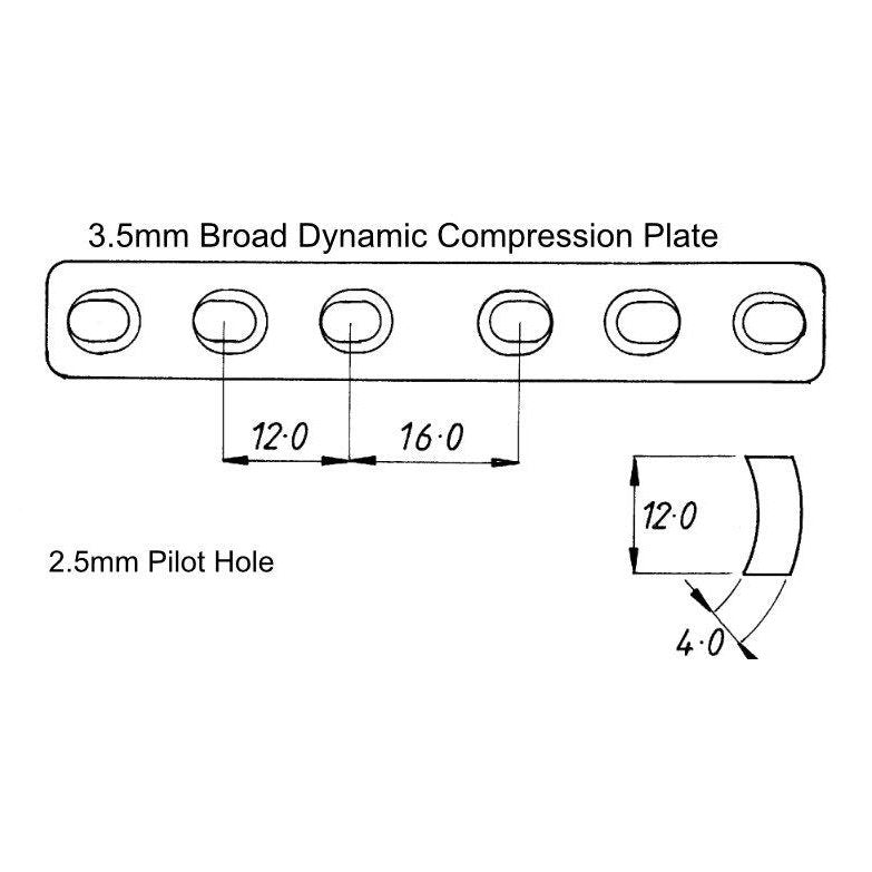 Broad Compression/Dynamic Compression Plates (DCPs) – Surgical Systems