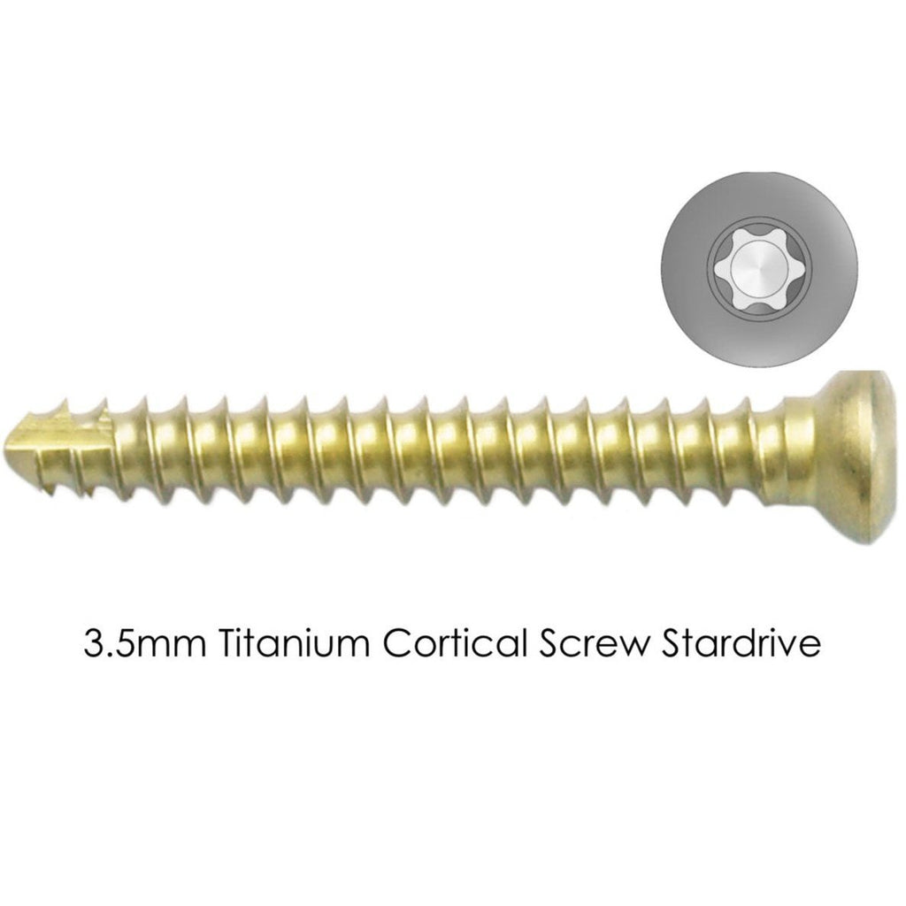 Cortical Self-tapping Titanium Screws - Star Drive