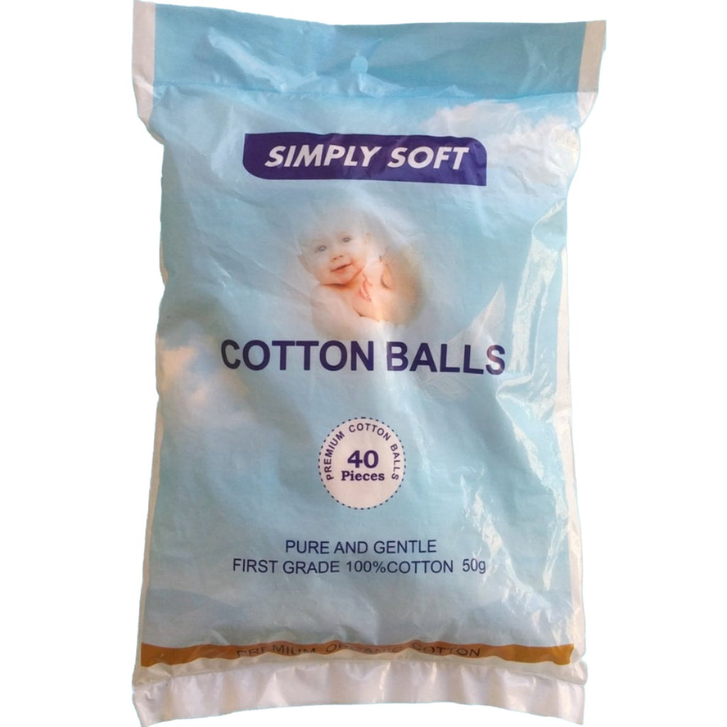 Cotton Balls 40's - Simply Soft Organic