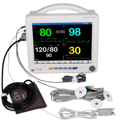 Patient Monitor JR Series - NIBP/SpO2/Temp/ECG/ETCO2 - JR2000D
