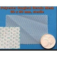 Surgical Polyester Mesh Sterile 60mm x 120mm