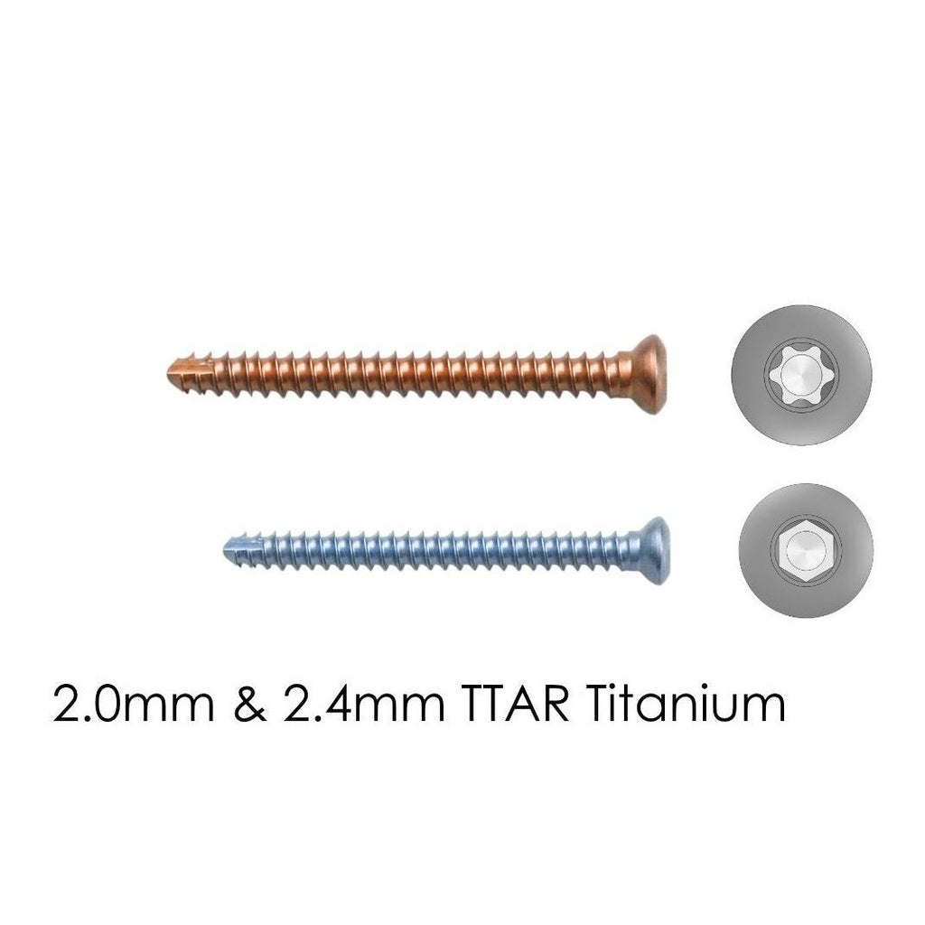 TTAR Cortical Self-tapping Titanium Screws