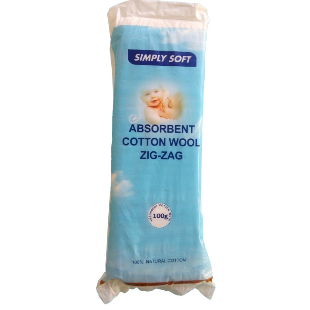 Cottonwool Zig-Zag Simply Soft Organic